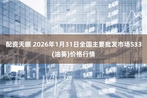 配资天眼 2026年1月31日全国主要批发市场S33(油葵)价格行情