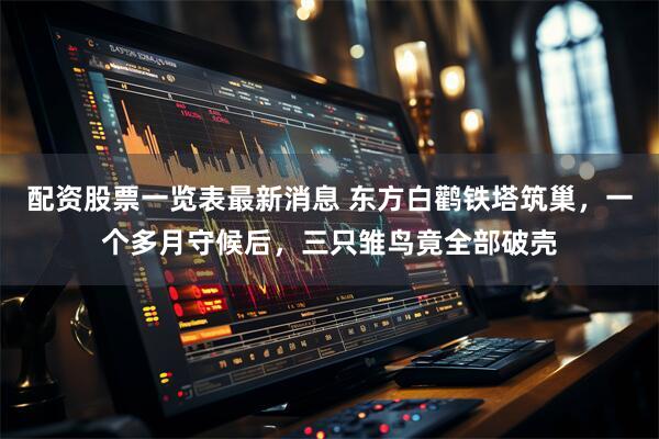 配资股票一览表最新消息 东方白鹳铁塔筑巢，一个多月守候后，三只雏鸟竟全部破壳